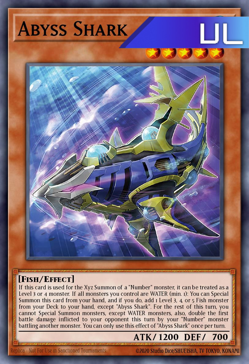 Abyss Shark - RA03-EN030 - 1st Edition - Ultimate Rare