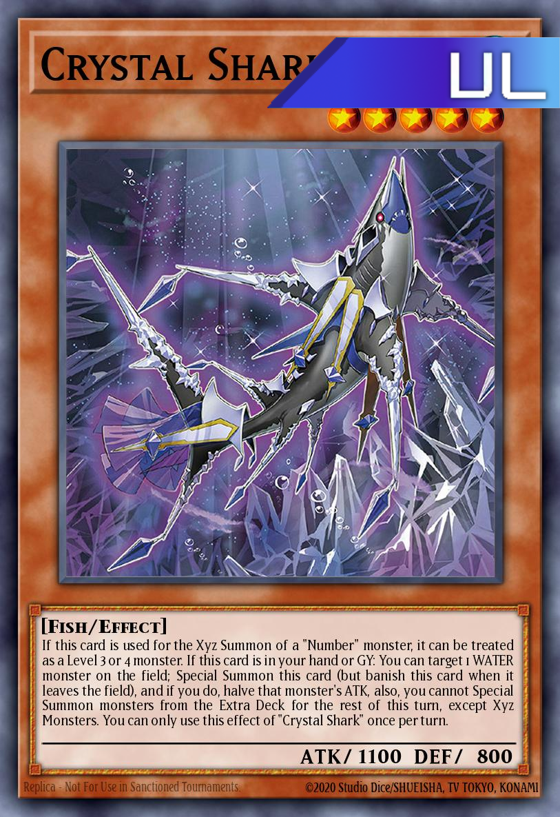 Crystal Shark - RA03-EN031 - 1st Edition - Ultimate Rare