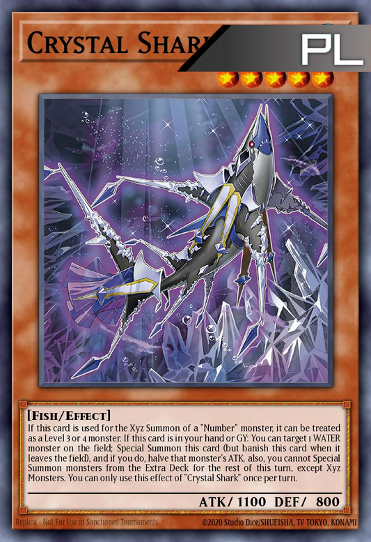 Crystal Shark - RA03-EN031 - 1st Edition - Platinum Secret Rare