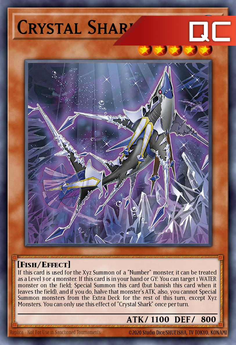 Crystal Shark - RA03-EN031 - 1st Edition - Quarter Century Secret Rare