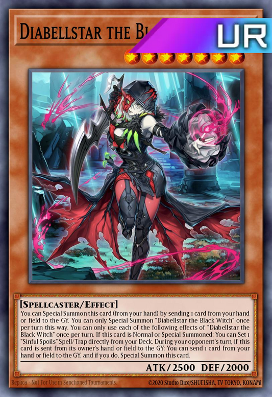 Diabellstar the Black Witch - RA03-EN032 - 1st Edition - Ultra Rare