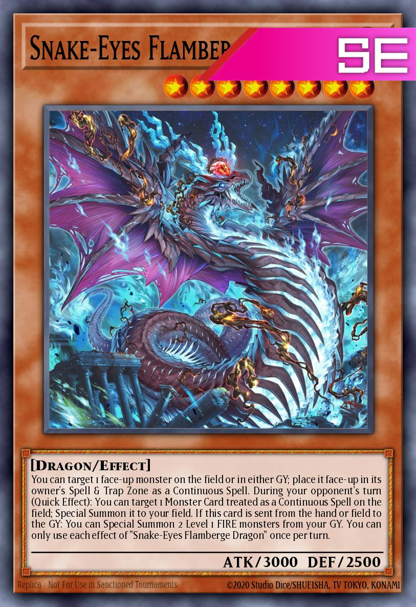 Snake-Eyes Flamberge Dragon - RA03-EN033 - 1st Edition - Secret Rare