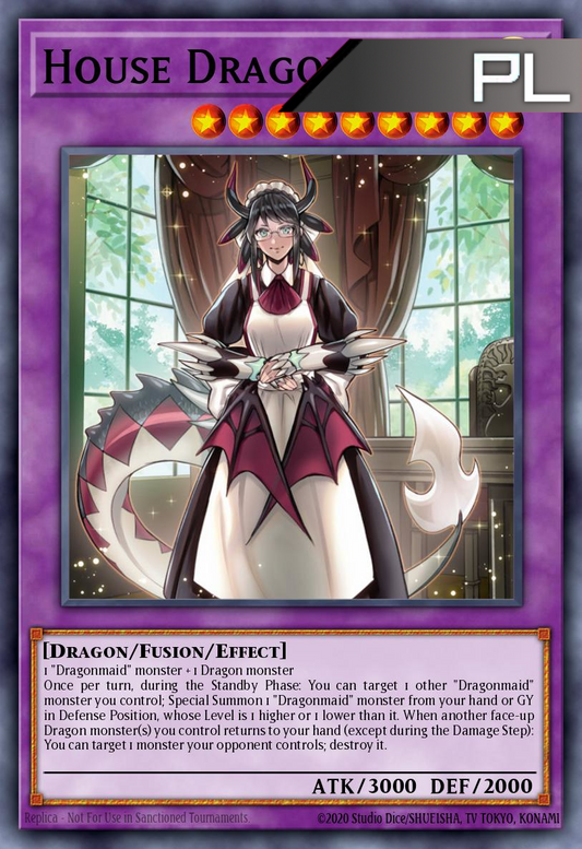 House Dragonmaid - RA03-EN037 - 1st Edition - Platinum Secret Rare