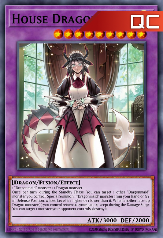 House Dragonmaid - RA03-EN037 - 1st Edition - Quarter Century Secret Rare