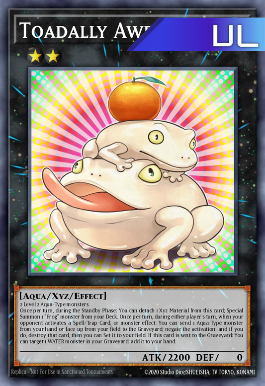 Toadally Awesome - RA03-EN040 - 1st Edition - Ultimate Rare