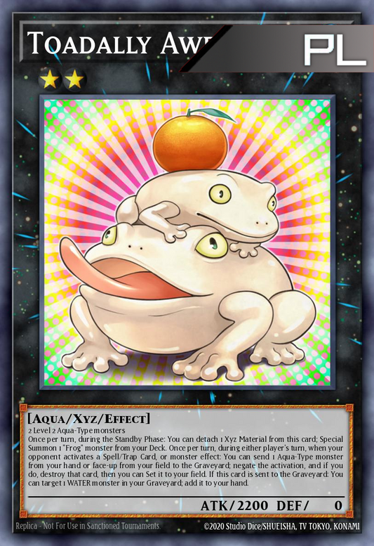 Toadally Awesome - RA03-EN040 - 1st Edition - Platinum Secret Rare