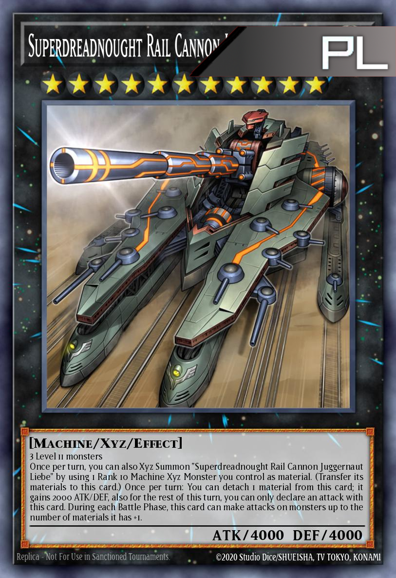 Superdreadnought Rail Cannon Juggernaut Liebe - RA03-EN041 - 1st Edition - Platinum Secret Rare