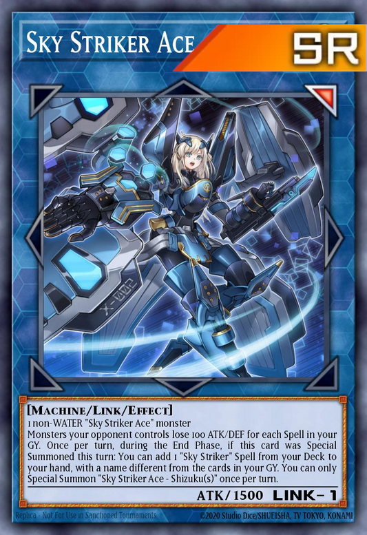 Sky Striker Ace - Shizuku - RA03-EN043 - 1st Edition - Super Rare