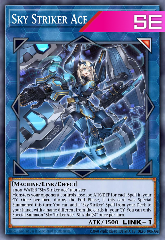 Sky Striker Ace - Shizuku - RA03-EN043 - 1st Edition - Secret Rare