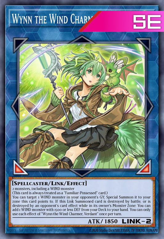 Wynn the Wind Charmer, Verdant - RA03-EN045 - 1st Edition - Secret Rare