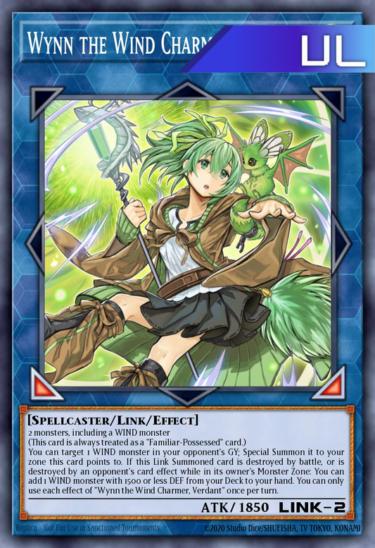 Wynn the Wind Charmer, Verdant - RA03-EN045 - 1st Edition - Ultimate Rare