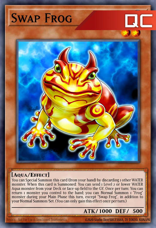 Swap Frog - RA03-EN005 - 1st Edition - Quarter Century Secret Rare