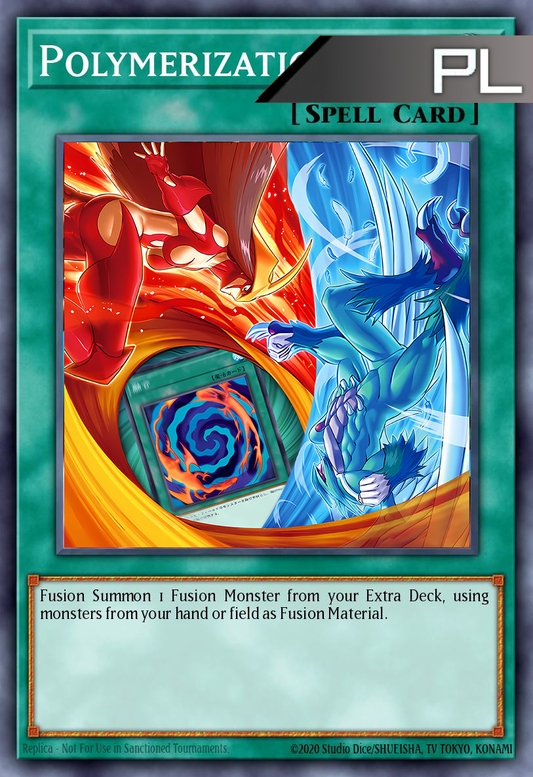 Polymerization (Alternate Art 2) - RA03-EN052 - 1st Edition - Platinum Secret Rare