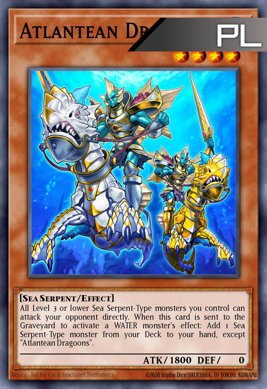 Atlantean Dragoons - RA03-EN006 - 1st Edition - Platinum Secret Rare