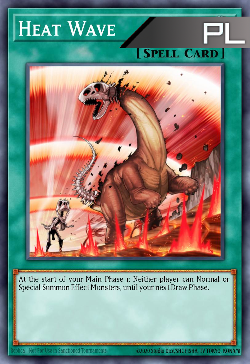 Heat Wave - RA03-EN058 - 1st Edition - Platinum Secret Rare