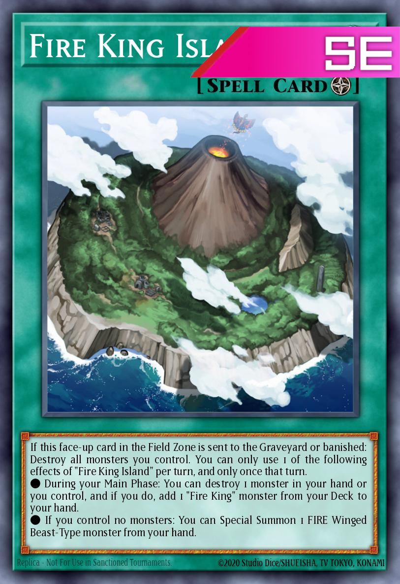 Fire King Island - RA03-EN059 - 1st Edition - Secret Rare