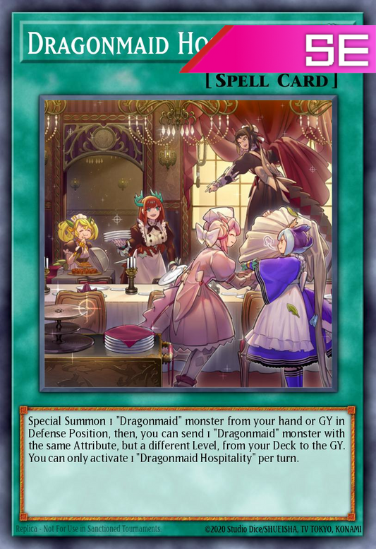 Dragonmaid Hospitality - RA03-EN068 - 1st Edition - Secret Rare