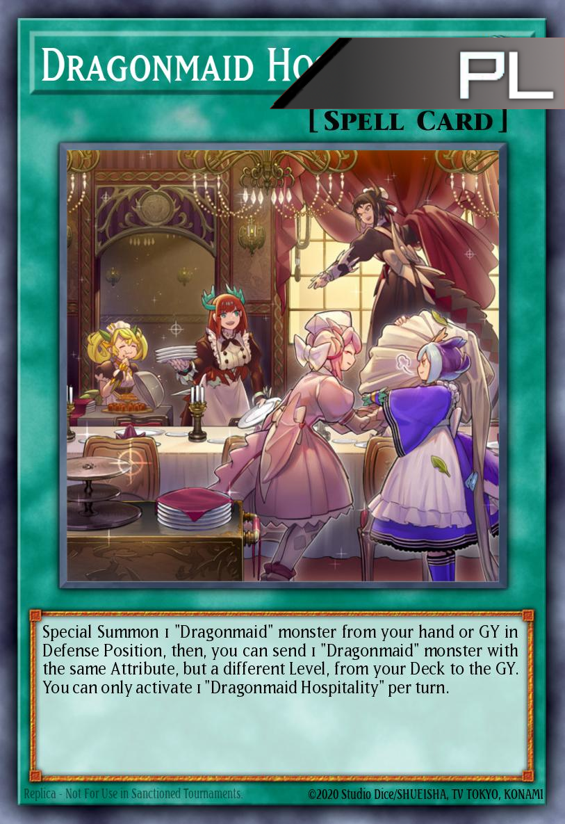 Dragonmaid Hospitality - RA03-EN068 - 1st Edition - Platinum Secret Rare