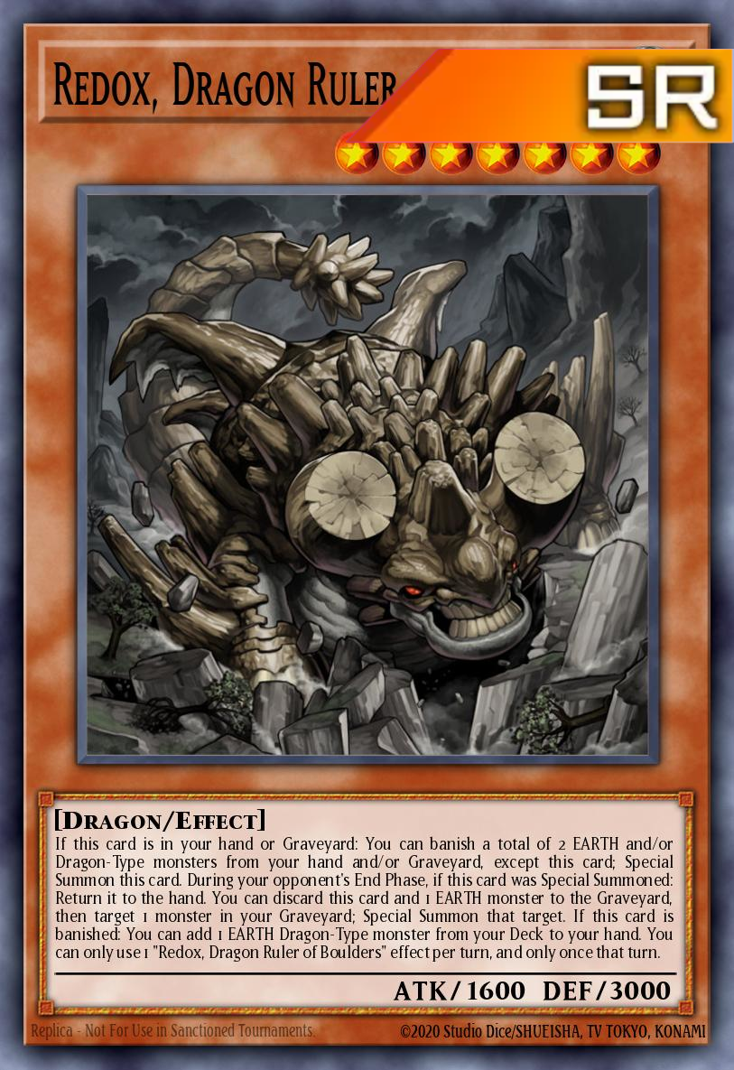 Redox, Dragon Ruler of Boulders - RA03-EN008 - 1st Edition - Super Rare