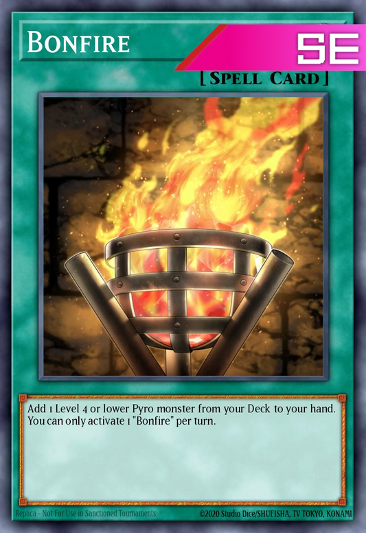 Bonfire - RA03-EN073 - 1st Edition - Secret Rare