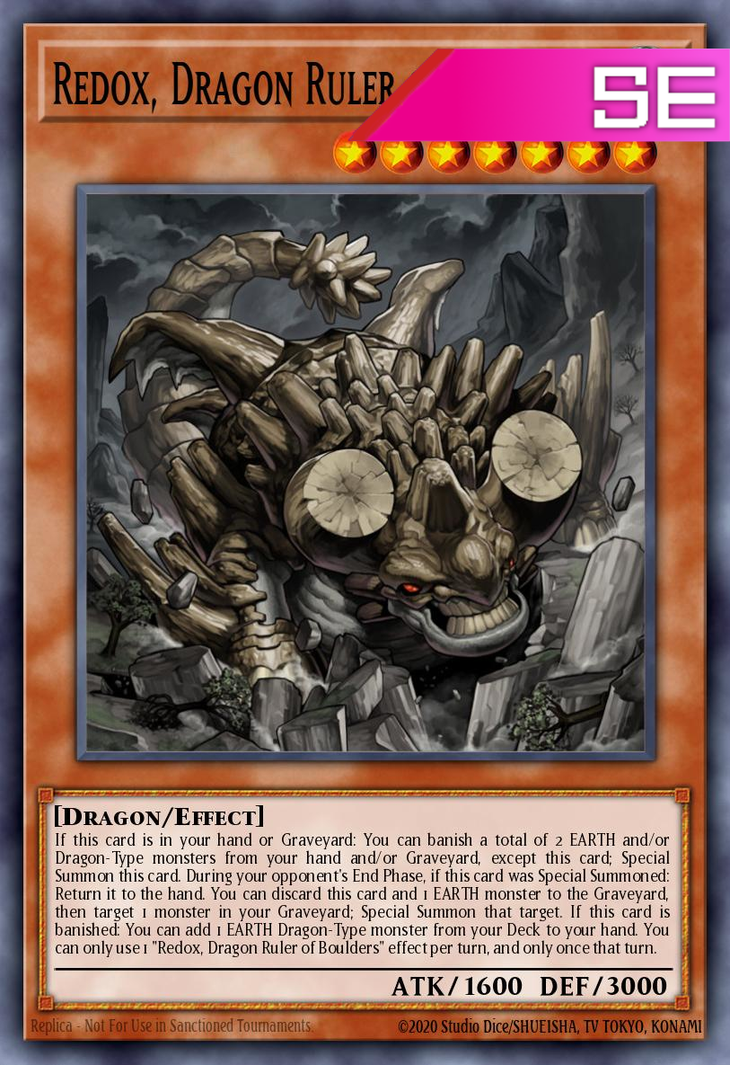 Redox, Dragon Ruler of Boulders - RA03-EN008 - 1st Edition - Secret Rare