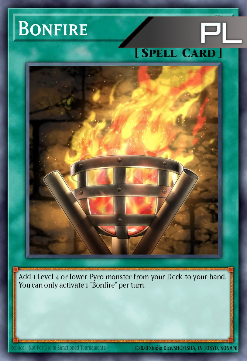 Bonfire - RA03-EN073 - 1st Edition - Platinum Secret Rare