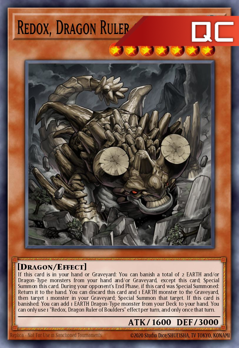 Redox, Dragon Ruler of Boulders - RA03-EN008 - 1st Edition - Quarter Century Secret Rare