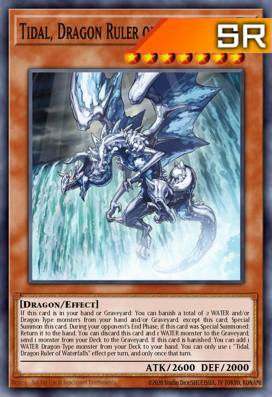 Tidal, Dragon Ruler of Waterfalls - RA03-EN009 - 1st Edition - Super Rare