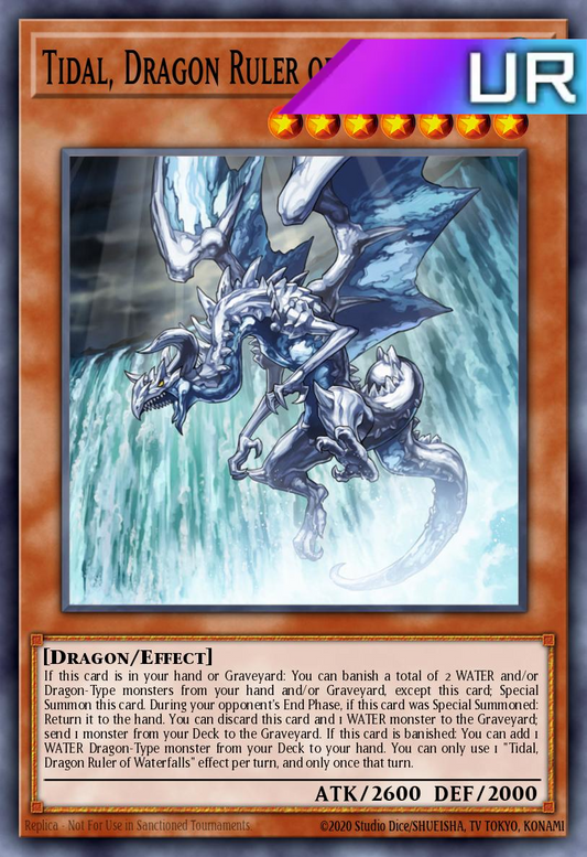 Tidal, Dragon Ruler of Waterfalls - RA03-EN009 - 1st Edition - Ultra Rare