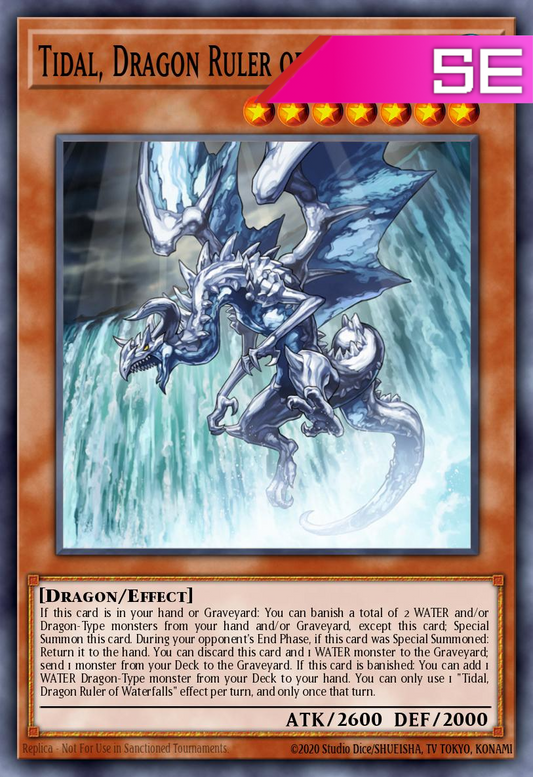 Tidal, Dragon Ruler of Waterfalls - RA03-EN009 - 1st Edition - Secret Rare