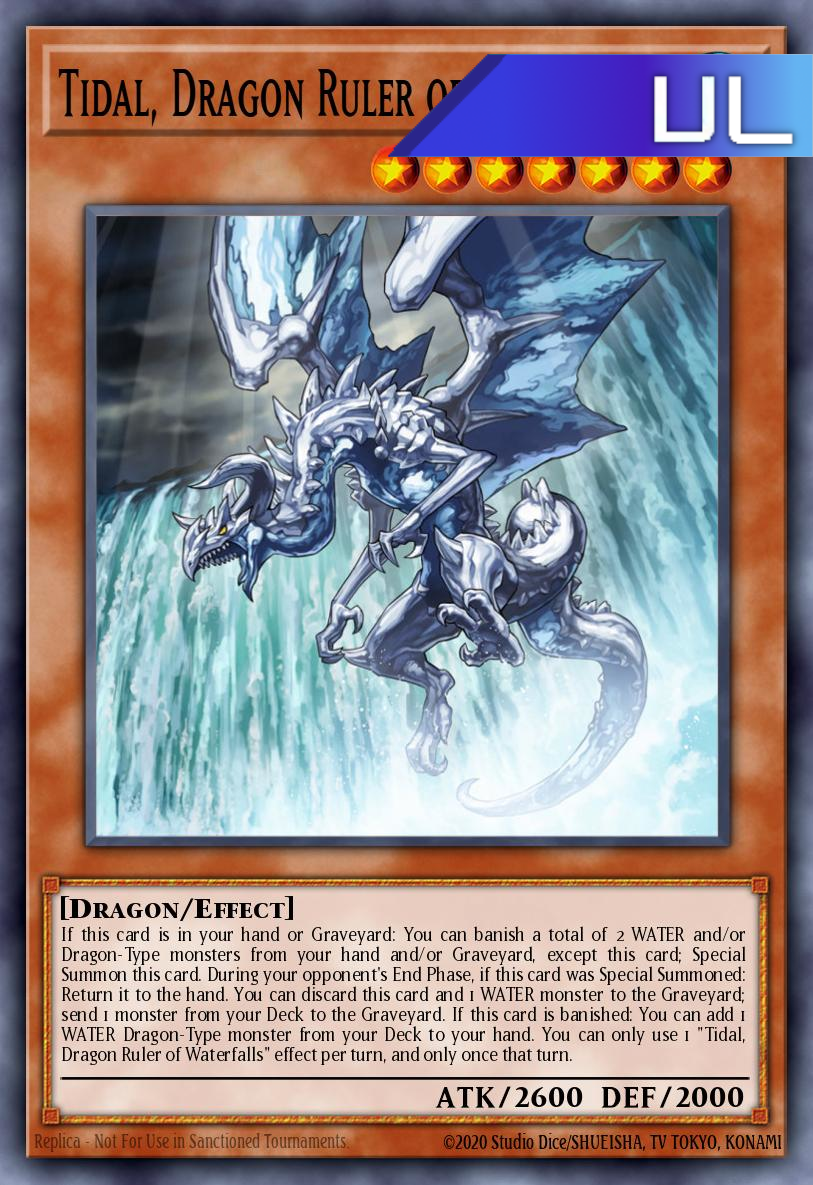 Tidal, Dragon Ruler of Waterfalls - RA03-EN009 - 1st Edition - Ultimate Rare