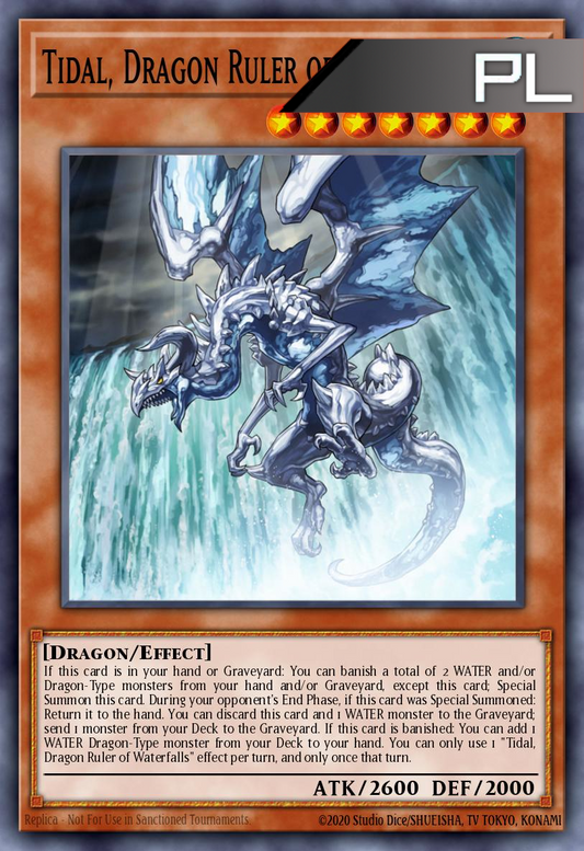 Tidal, Dragon Ruler of Waterfalls - RA03-EN009 - 1st Edition - Platinum Secret Rare