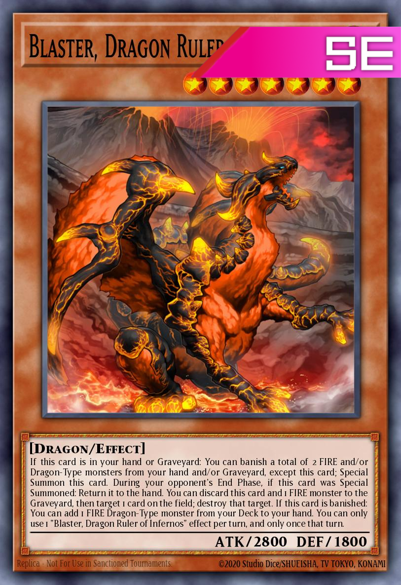 Blaster, Dragon Ruler of Infernos - RA03-EN010 - 1st Edition - Secret Rare