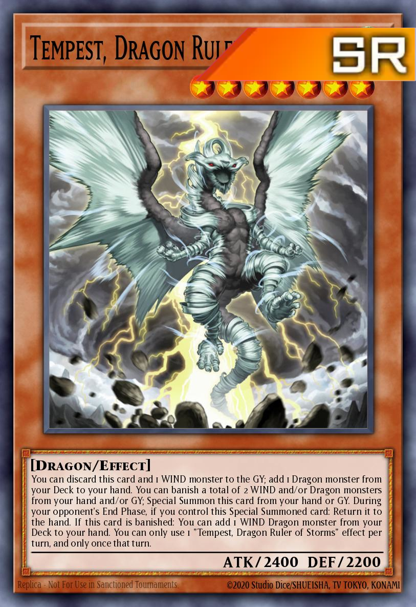 Tempest, Dragon Ruler of Storms - RA03-EN011 - 1st Edition - Super Rare