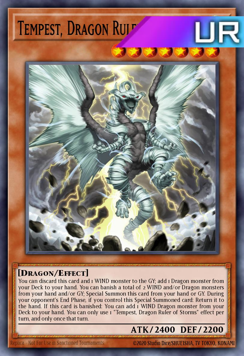 Tempest, Dragon Ruler of Storms - RA03-EN011 - 1st Edition - Ultra Rare