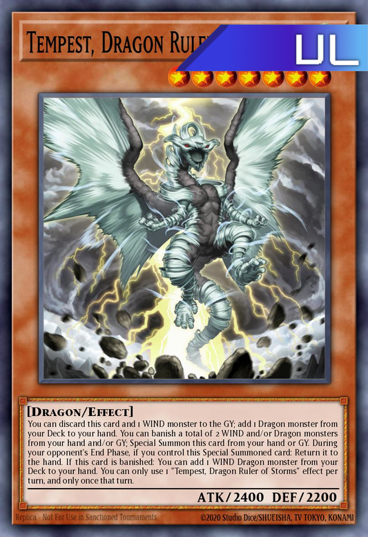 Tempest, Dragon Ruler of Storms - RA03-EN011 - 1st Edition - Ultimate Rare