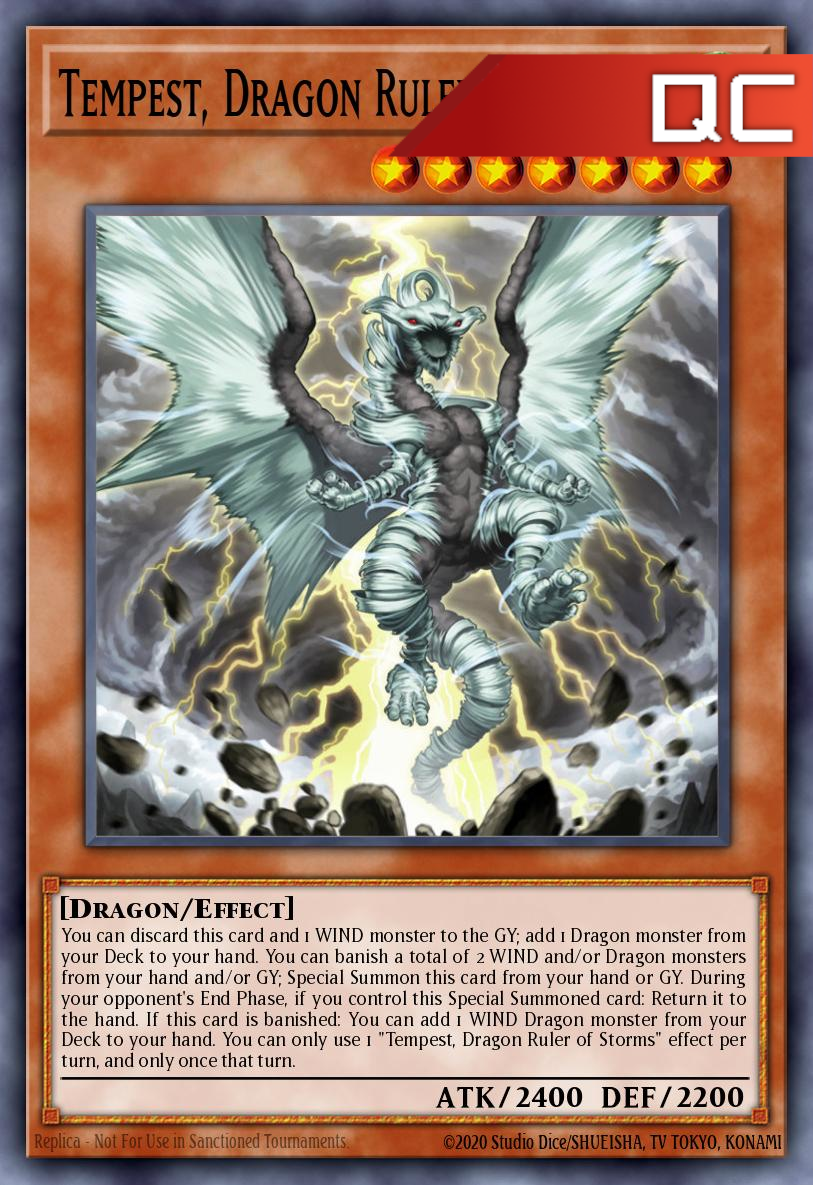 Tempest, Dragon Ruler of Storms - RA03-EN011 - 1st Edition - Quarter Century Secret Rare