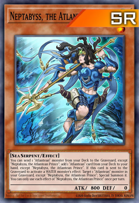 Neptabyss, the Atlantean Prince - RA03-EN013 - 1st Edition - Super Rare