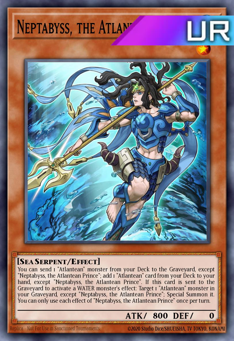 Neptabyss, the Atlantean Prince - RA03-EN013 - 1st Edition - Ultra Rare