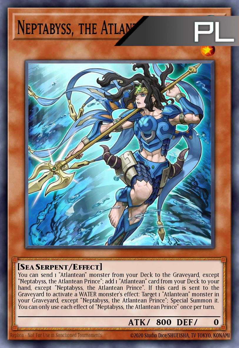 Neptabyss, the Atlantean Prince - RA03-EN013 - 1st Edition - Platinum Secret Rare