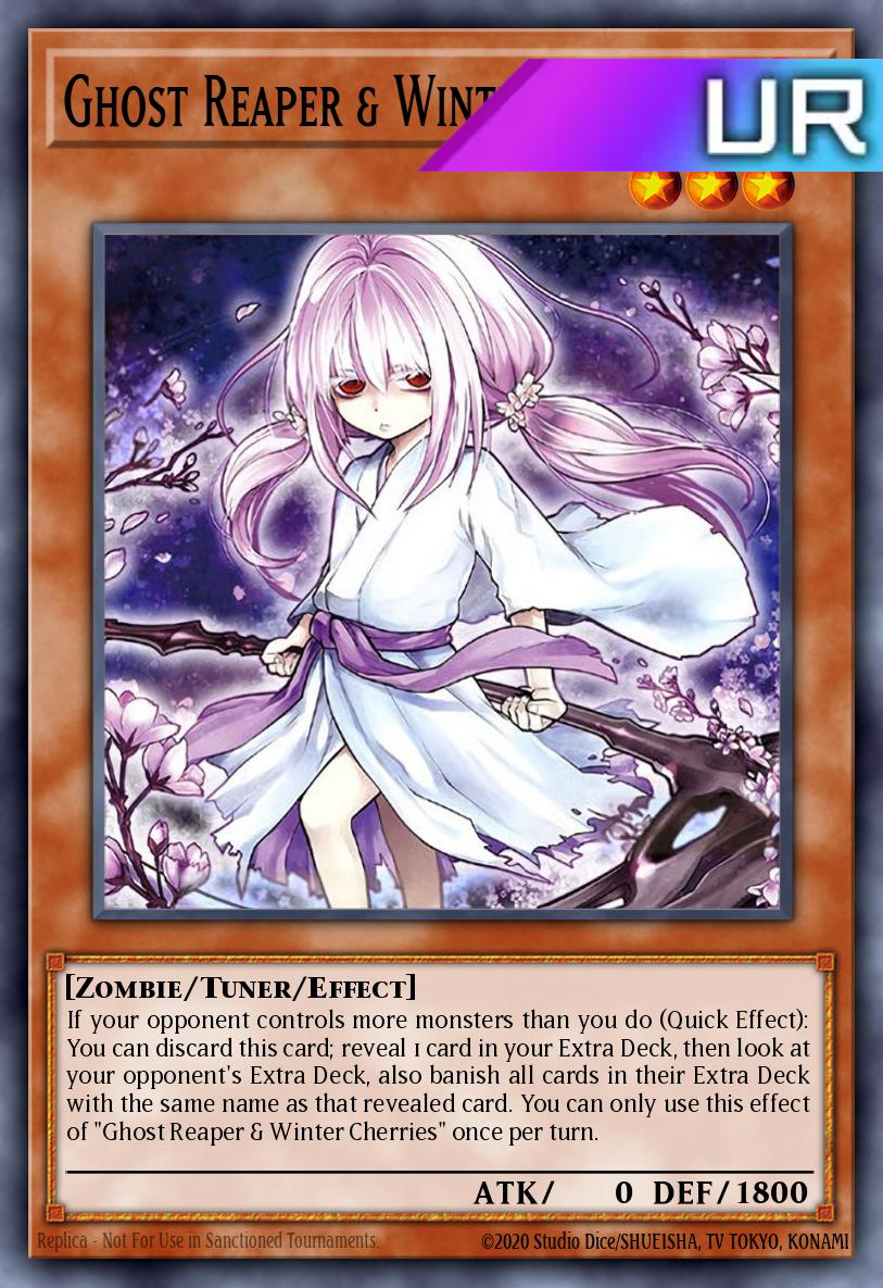 Ghost Reaper & Winter Cherries (Alternate Art) - RA03-EN014 - 1st Edition - Ultra Rare