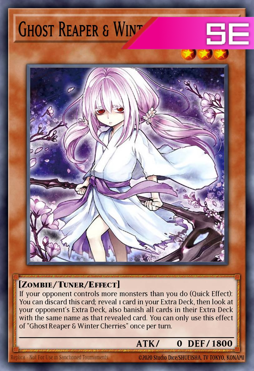 Ghost Reaper & Winter Cherries (Alternate Art) - RA03-EN014 - 1st Edition - Secret Rare