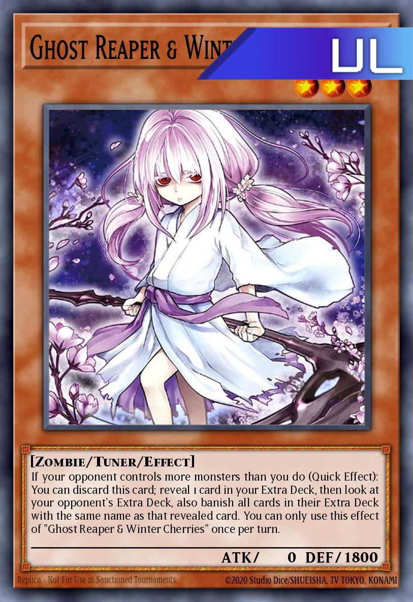 Ghost Reaper & Winter Cherries (Alternate Art) - RA03-EN014 - 1st Edition - Ultimate Rare