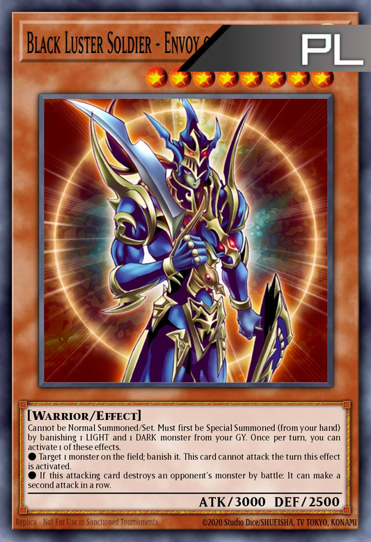 Black Luster Soldier - Envoy of the Beginning - RA03-EN132 - 1st Edition - Platinum Secret Rare