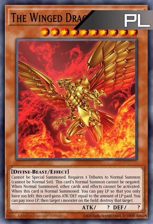 The Winged Dragon of Ra - RA03-EN137 - 1st Edition - Platinum Secret Rare