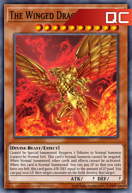 The Winged Dragon of Ra - RA03-EN137 - 1st Edition - Quarter Century Secret Rare