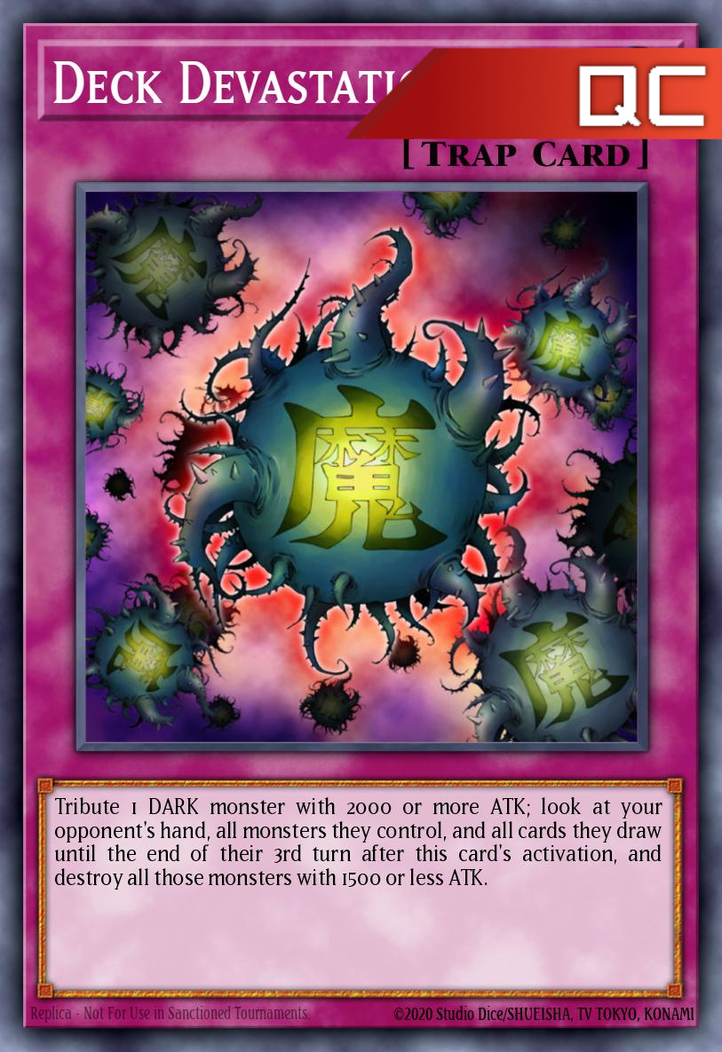 Deck Devastation Virus - RA03-EN150 - 1st Edition - Quarter Century Secret Rare