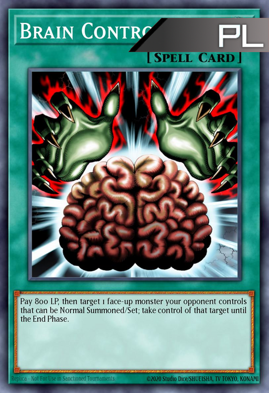 Brain Control - RA03-EN154 - 1st Edition - Platinum Secret Rare