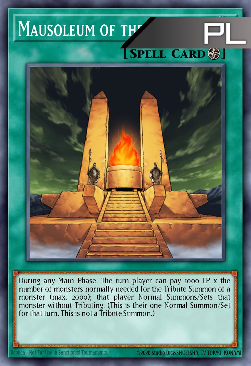 Mausoleum of the Emperor - RA03-EN167 - 1st Edition - Platinum Secret Rare