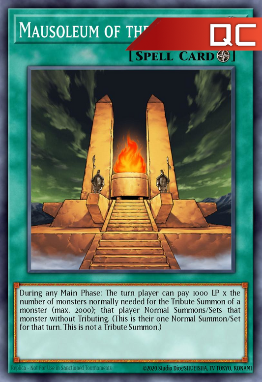 Mausoleum of the Emperor - RA03-EN167 - 1st Edition - Quarter Century Secret Rare